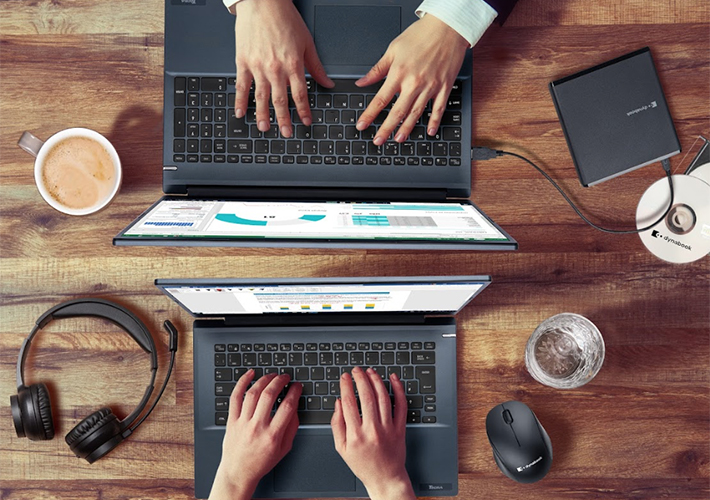 Foto Los tres portátiles de Dynabook que cuentan con la certificación TEMPEST para trabajar seguro desde cualquier parte.